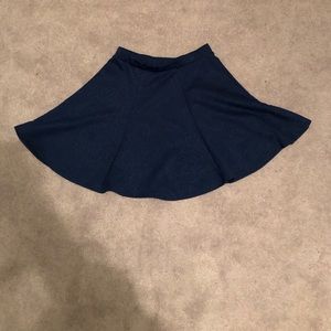 Blue Skater Skirt w/ cute details